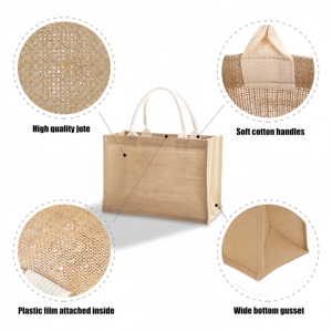 Factory Supply Wholesale Custom Size <b>Shopping</b> Tote Bag Printing Packaging pp Woven Bags - Product Image 2