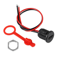 Type-C Femelle Châssis 2Pin Type-C Femelle Prise Connecteur Étanche Jack Femelle Port De Charge 3A USB-C Chargeur Prise Prise