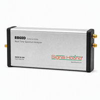 Analyseur de spectre en temps réel Signal Hound BB60D 6 GHz avec préselecteur et streaming USB 3.0 I/Q