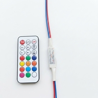 Mini-contrôleur changeant de couleur avec télécommande