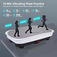 Plateforme vibrante compacte pour entraînement à domicile, machine de massage vibrante personnalisée pour gagner de la place