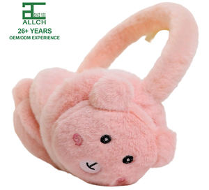 Оптовые детские зимние наушники Allch: большие размеры, флис с шерстью и тканевыми вставками, складные, теплые, из Чжэцзяна - Product Image 4