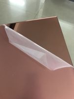 Panneau Acrylique Miroir Doré ZHANYU, Feuille Acrylique Miroir Argenté 1mm 1.5mm 2mm 2.5mm 3mm