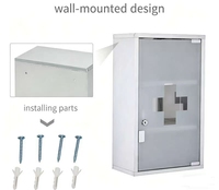 Armoire murale personnalisable pour premiers secours, boîte de rangement métallique verrouillable pour cliniques et hôpitaux, directement de l'usine