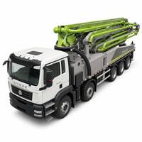Camión Bomba de Concreto Usado Zoomlion 63m, Sitrak C7H 440, Motor MAN, 180m3/h, Año 2021, Diésel, Bomba de Concreto Montada en Camión de Servicio Pesado