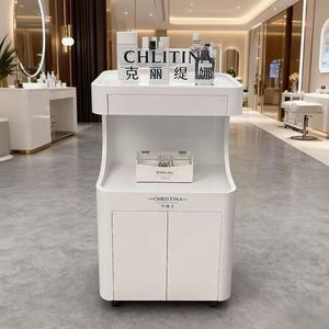 Chariot de Barbier Moderne Haut de Gamme en Plastique 2026, Portable, à 4 Roues, Multifonctionnel, Chariot de Rangement Durable pour Salon et Pédicure - Product Image 2