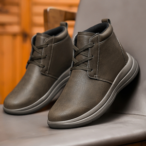 Botas Martin de Moda Casual para Hombre, Exclusivas para Comercio Transfronterizo, Tallas Grandes, Parte Superior de Cuero Ultrafibra, Nueva Suela EVA Antideslizante - Product Image 4