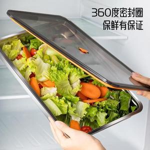 316 Stainless Steel Dumpling Box Large Capacity Flip Top Lid Food Grade <b>Refrigerator</b> Storage Container Freezing Sealing - Product Image 4