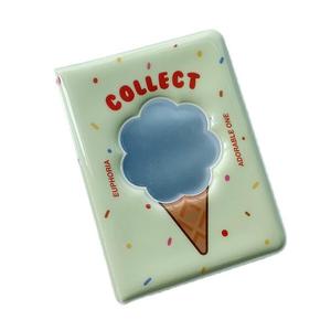 Coreano Ins estilo lindo flor helado en forma de hueco 3 pulgadas Mini foto titular de la tarjeta Star-Chasing Idol Photocard Album - Product Image 5