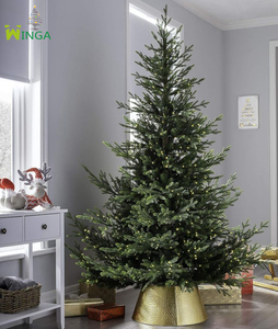 <span class=keywords><strong>Sapin</strong></span> de Noël artificiel de 210 cm en <span class=keywords><strong>sapin</strong></span> Nobilis, aiguilles mélangées PE/PVC haut de gamme, grand <span class=keywords><strong>sapin</strong></span> de Noël, personnalisation OEM disponible en gros - Product Image 2