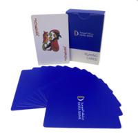 Cartes à jouer à double jeu personnalisées Arabie Saoudite Koweït Qatar USA Carte de poker européenne en papier plastique PVC étanche
