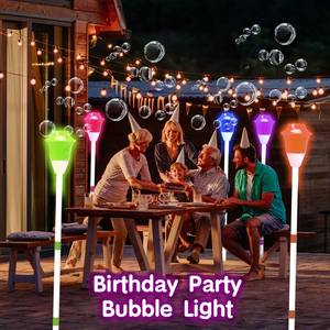 New automatic street <b>lamp</b> <b>bubble</b> blower, garden party festival supplies <b>lamp</b>, summer outdoor toy, electric <b>bubble</b> machine - Product Image 5