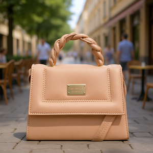 Bolso bandolera de cuero vintage Fana con asa única, impermeable, decorado con flores, para uso diario de mujer - Product Image 2