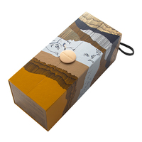 Großhandel Luxus Custom Logo Design Magnetische Doppeltür Lebensmittel Geschenk box Moon Cake Dessert Papier box Verpackung mit 6 Schubladen Boxen