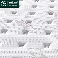 Meilleur prix, matelas en mousse à mémoire de forme à ressorts ensachés de haute densité Euro de 12 pouces, 3/5/7/9 zones, pour une bonne nuit de sommeil, chambre d'hôtel moderne