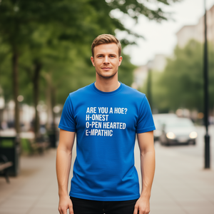 Camiseta con diseño de motivo 'Hoe Offensive', Camiseta de meme divertido, Camiseta 'Cringe', Camiseta 'Embarrassed', Camiseta 'Inappropriate', Regalo de broma, Camisetas 'Dumb' con mensaje 'Go Hard' - Product Image 3