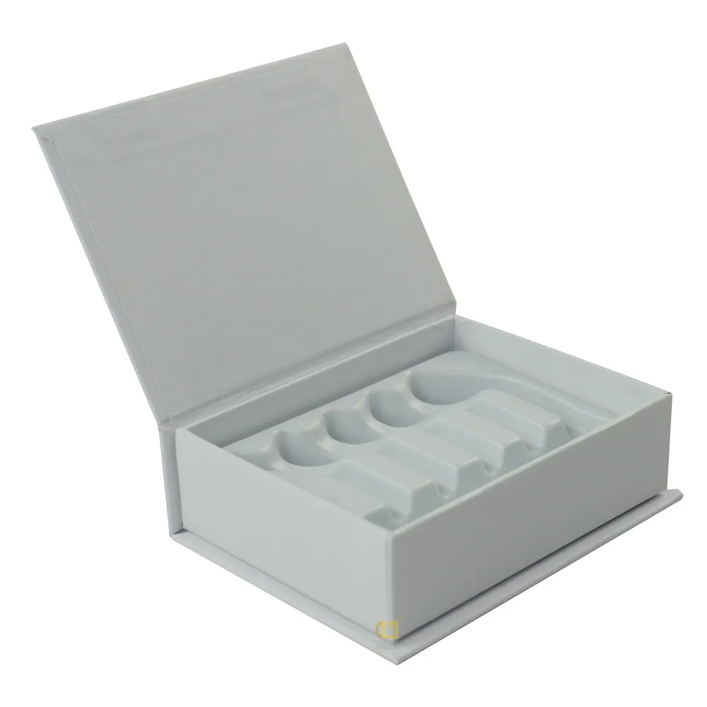 Custom Logo Luxury Black white blue Cardboard Magnetic Gift Box Paper Rigid Small Gift Box Packaging