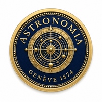 Pochette cosmétique en néoprène or métallisé avec logo personnalisé en métal, logo en alliage de zinc en relief pour emballage de parfums et cosmétiques