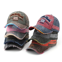 Casquettes de baseball unisexes sportives, mode, 100% coton, logo brodé personnalisé, casquettes de papa à 5 panneaux, personnalisées, vintage, lavées, vieillies