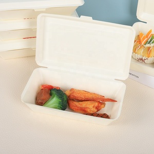 Embalagem Personalizada Impressa Biodegradável Reciclável Descartável de Papel Cartão Branco para Alimentos, Caixa para Frango Frito, Caixa para Hambúrguer - Product Image 1
