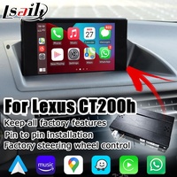 Lsailt لاسلكي مشغل سيارة أندرويد صندوق واجهة تلقائي لـ Lexus CT200h CT رابط مرآة دعم