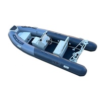 Bateau gonflable à Double coque en aluminium, Hypalon/PVC Durable, 14ft côtelé 430, nouveau Design 2019
