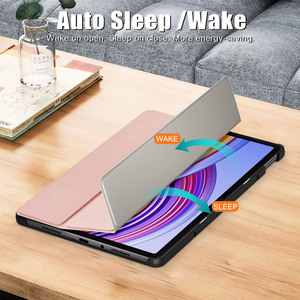 Funda con Soporte Plegable Triple para <span class=keywords><strong>Xiaomi</strong></span> Redmi <span class=keywords><strong>Pad</strong></span> Pro 2024, Funda para Tablet <span class=keywords><strong>Red</strong></span> <span class=keywords><strong>Mi</strong></span> <span class=keywords><strong>Pad</strong></span> Pro 12.1 con Función de Apagado Automático - Product Image 4
