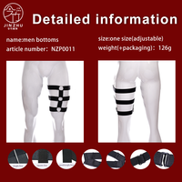 JINZHU Harnais évidé pour homme avec anneau de jambe, accessoires intimes masculins exotiques, sexy et érotiques