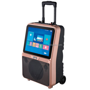 Gran oferta 2023, reproductor de altavoz de karaoke de fiesta al aire libre de alta fidelidad <span class=keywords><strong>para</strong></span> el hogar con pantalla de letras, altavoz inalámbrico de diente azul - Product Image 6