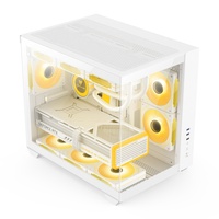 AntarcChill Custom High Quality Aluminium Gaming PC Desktop Gaming Computer Desk Case ATX Computer Cases Towers CPU Cabinet