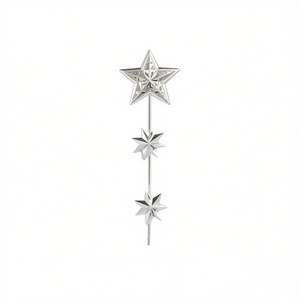 Christmas Ornament 130x40cm Three Stars Star Shape Machine Made Tree Topper - Product Image 1