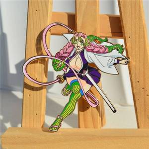 Spilla smaltata con design anime giapponese di Demon <span class=keywords><strong>Slayer</strong></span> Nezuko, stile cool, all'ingrosso, per zaini, abbigliamento, ornamenti e regali - Product Image 2