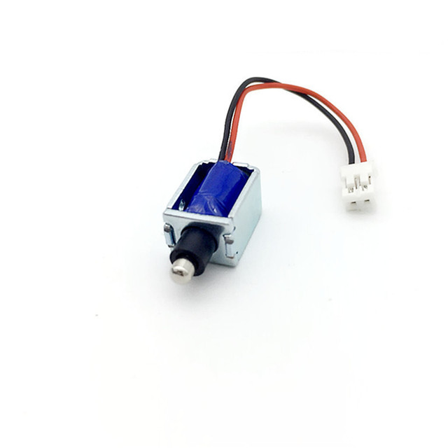 DC 5V Push Pull Screw Mount Micro Solenoid Electromagnetic Locks for Automotive Electronics
