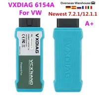 VXDIAG NANO NX100 pour VW Audi Seat WiFi Outil de diagnostic complet du système OBD2 pour voiture, programmation J2534, codage, lecteur de code comme 6154A 5054A