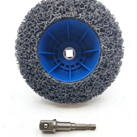 RPM maximales 1500 46 #   Meuleuse à moyeu en nylon avec disques de 150 mm/90 mm de diamètre pour le débavurage et les applications aluminium – Garantie 3 ans