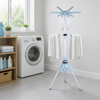 Sèche-linge électrique pliable 1000W 220V, chauffage PTC, machine de séchage portable en plastique
