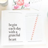 Journal de gratitude personnalisé, journal de gratitude et de dévotion, journal de gratitude, pleine conscience et positivité, journal guidé pour un quotidien plus heureux