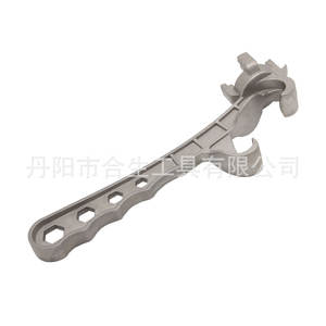 Ouvre-couvercle multifonction en alliage d'aluminium Mr Drill 245 mm, finition sablée de forme irrégulière pour ouvrir seaux et boîtes - Product Image 5