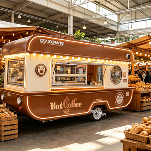 Camion de restauration mobile sur mesure de grande taille pour café, chariot de cuisine de rue populaire pour restaurants, camion de restauration rapide électrique sur mesure - Product Image 1