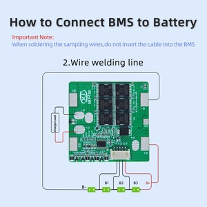 XJ 4S 40A 12.8V/14.8V LFP 오토바이 엔진 시동 BMS PCB 보드 - Product Image 5