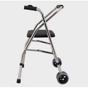 Sedia a rotelle manuale leggera portatile in lega di alluminio approvata dalla compagnia aerea per disabili - Product Image 3