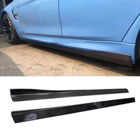 Extensions de bas de caisse en fibre de carbone de style VRS pour BMW F80 F82 F83 M3 M4 Kits de carrosserie