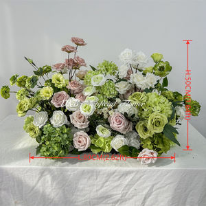 Fábrica de Flores Artificiales DKB, Decoraciones Personalizadas para Bodas en Interiores y Exteriores, Hilera de Flores Artificiales de Seda de Primera Calidad - Product Image 2