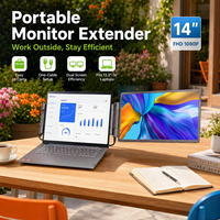 Extensor de Pantalla para Portátil de 14 Pulgadas, 1920x1200 IPS, Monitor Dual Portátil Tipo-C para Trabajo Remoto, Venta al Por Mayor en Shenzhen