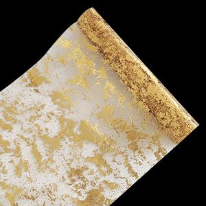 Nouvelle nappe de table en polyester personnalisée, nappe de table jetable imprimée or pour la décoration de mariage - Product Image 2
