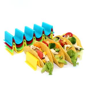 Soporte de plástico para <span class=keywords><strong>tacos</strong></span>, plato de plástico duro para comida mexicana 4 o 5, venta al por mayor, 4 Uds. - Product Image 2