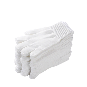 Guantes de protección de seguridad general Sitios de construcción Cuerda de punto de trabajo Guantes de algodón de punto para trabajar - Product Image 2