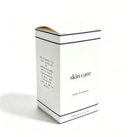 Boîte d'emballage en papier de luxe personnalisée pour les pots et les flacons de sérum pour le soin du visage