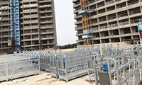 Plateforme Électrique Suspendue pour Nettoyage de Vitres Industrielles, Entretien de Bâtiments, Échafaudage Suspendu, Capacité de Charge 1000kg, 300m