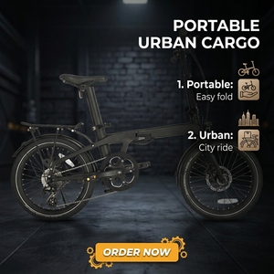 Modèle certifié CE - Vélo électrique pliable en fibre de carbone Naicisports 20 pouces pour les déplacements urbains compacts, 7 vitesses, 3 X3, fabricant vérifié C - Product Image 1